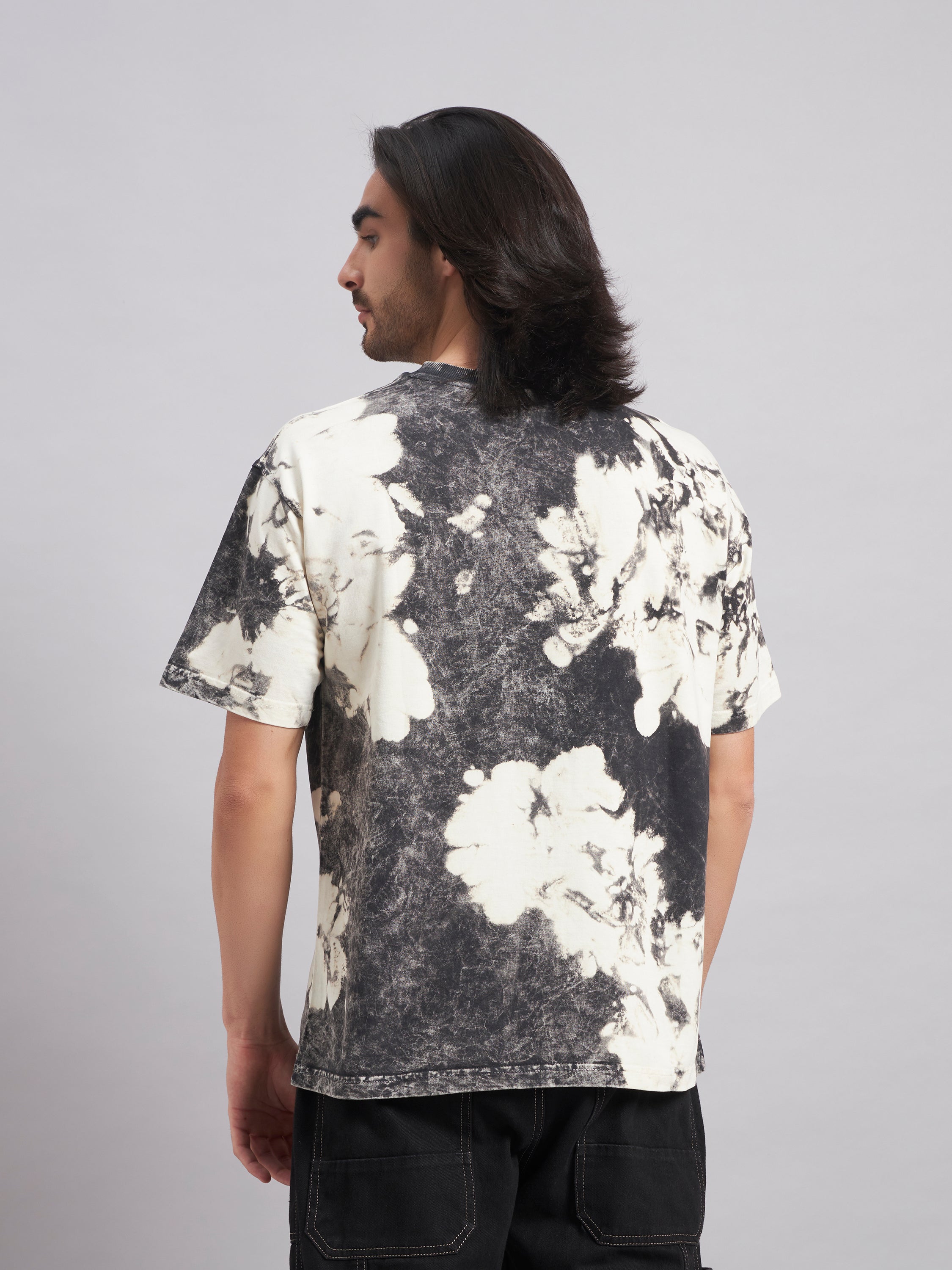 Brownash Signature Oversized Tie Dye T-Shirt | 3D Chest Artwork