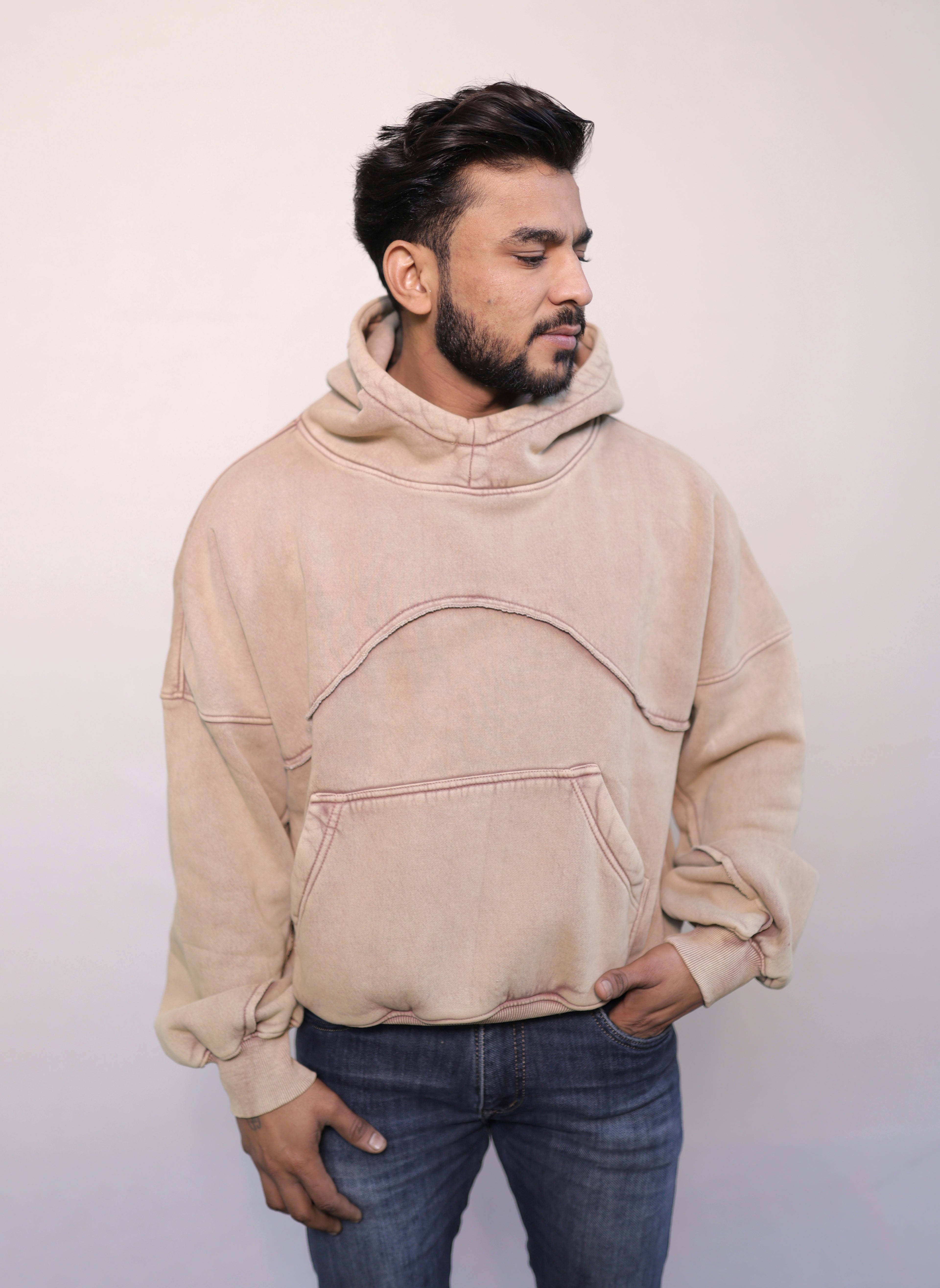 sandstone stitche hoodie