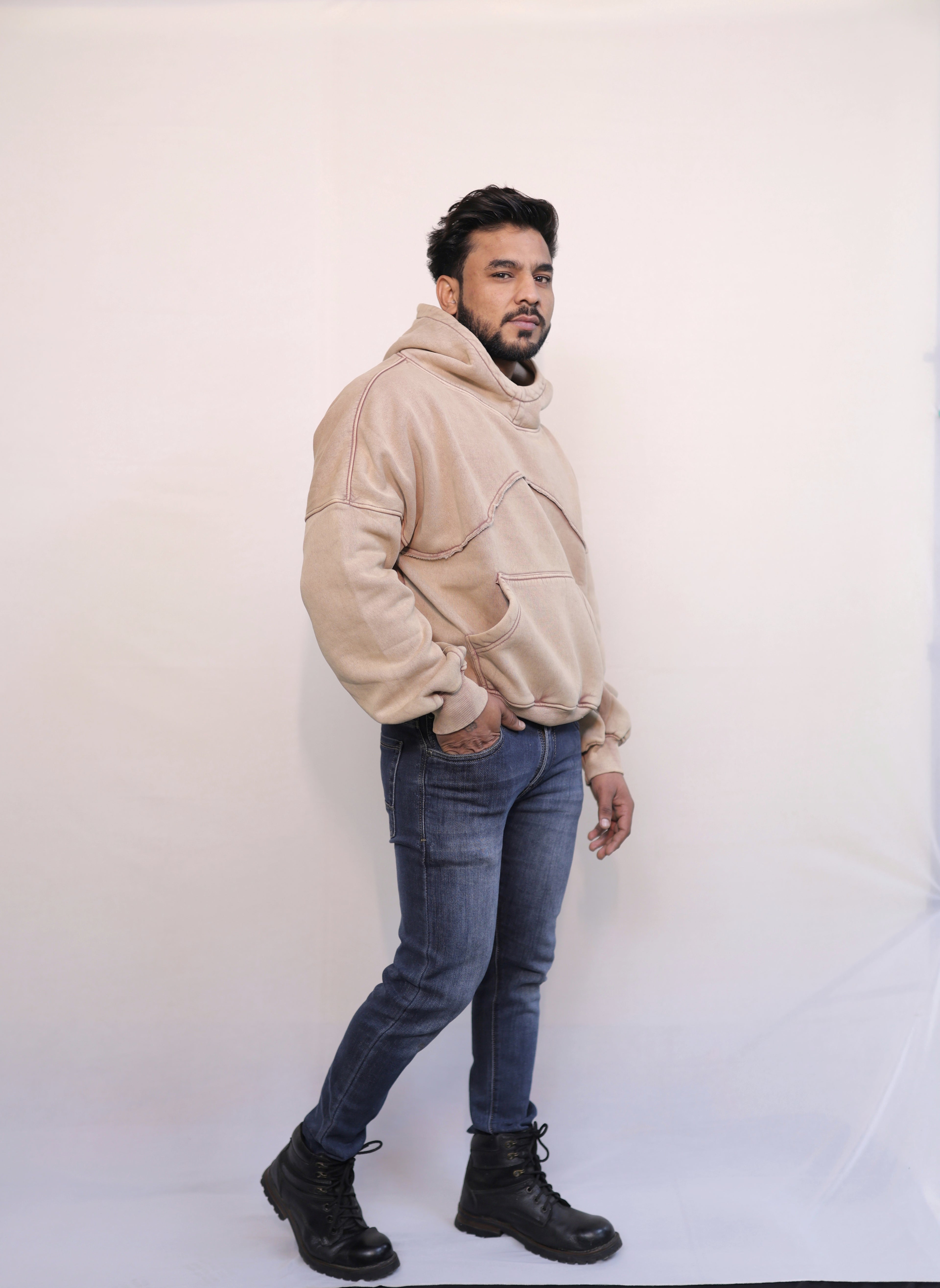 sandstone stitche hoodie